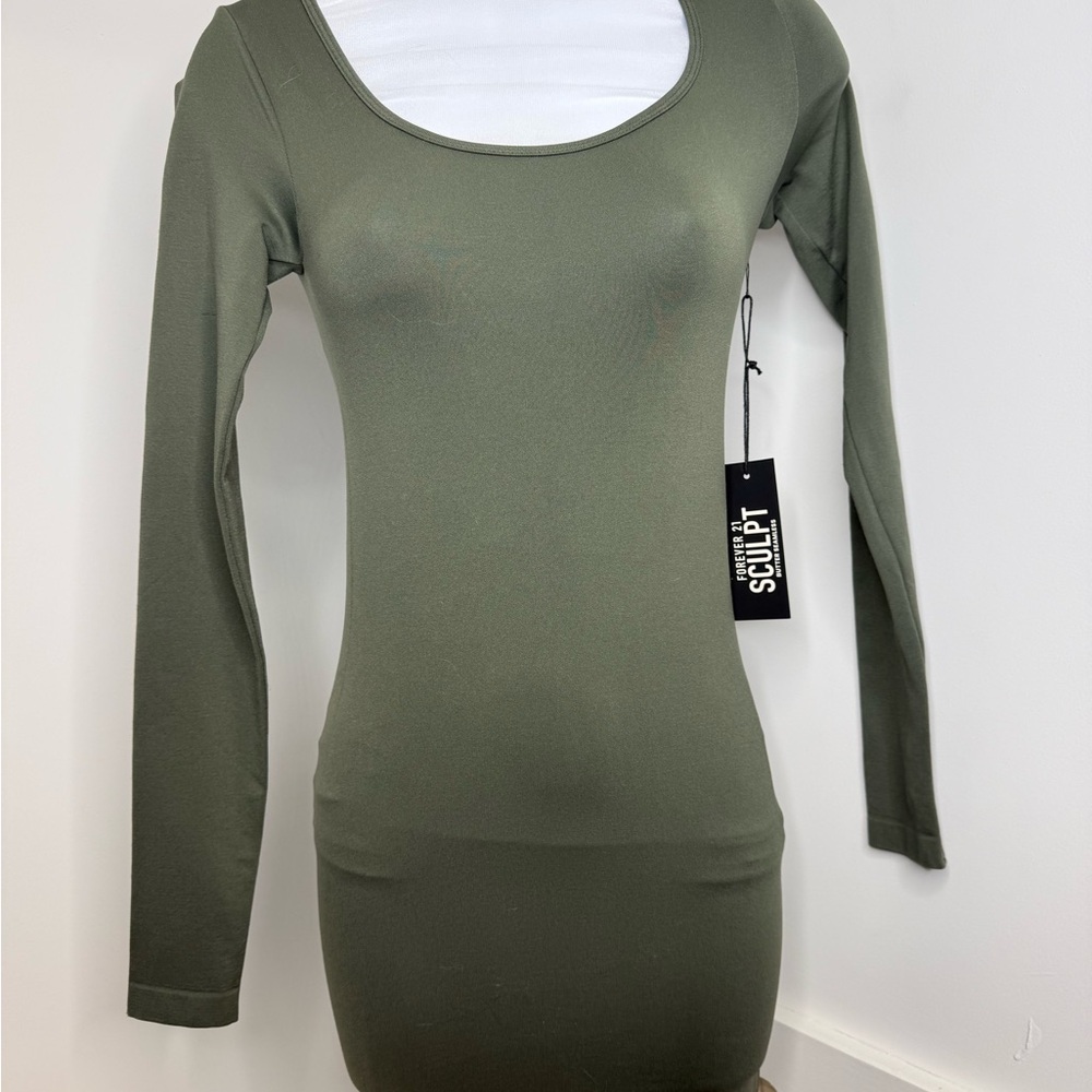 Forever 21 Army Green Mini Dress